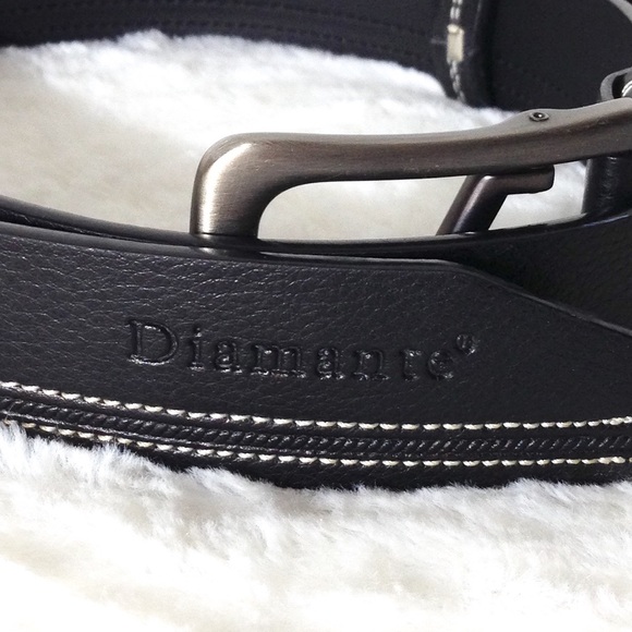 Diamanté Leather Belt - Picture 2 of 7